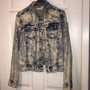 Acid Wash Denim Jacket